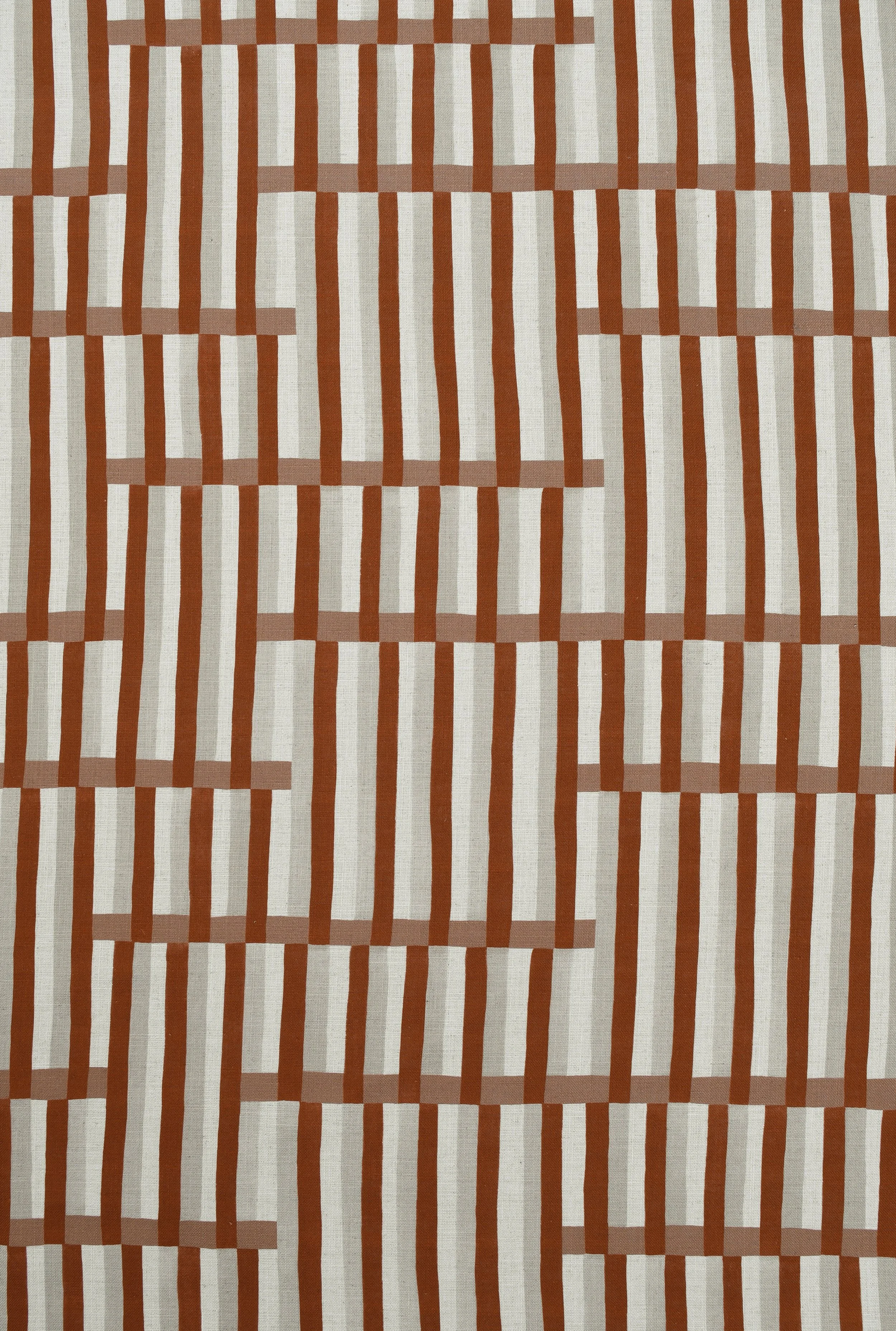 Anni Stripe Fabric - Garden Green — Imogen Heath Interiors